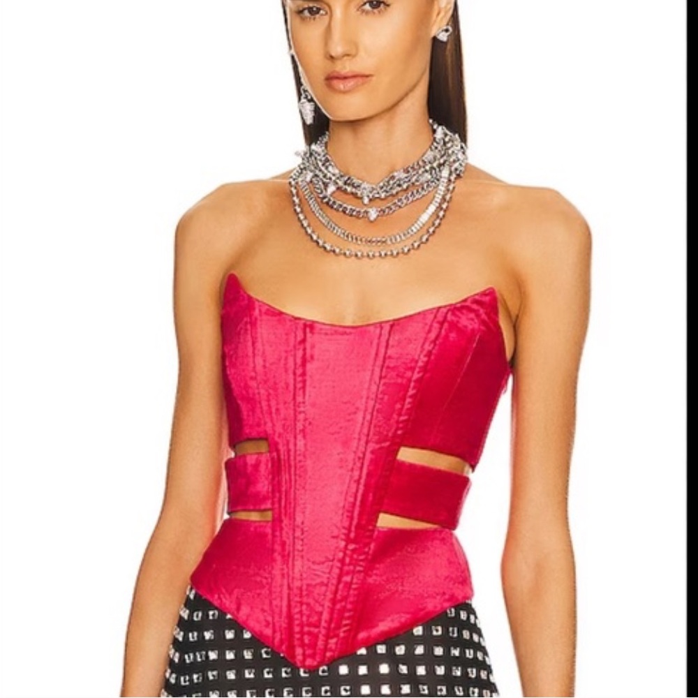 Pink corset